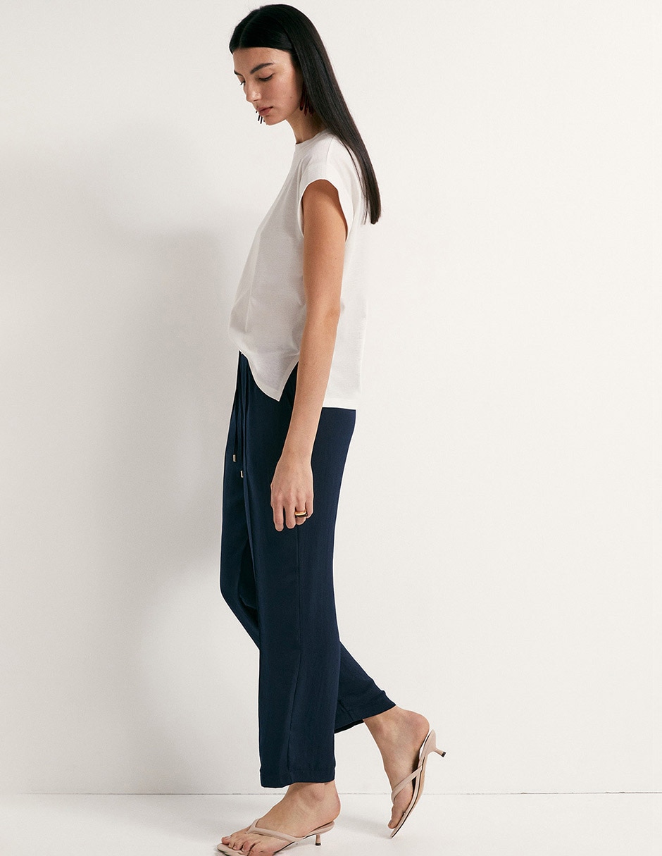 Pantalón easy pant amplio para mujer 4