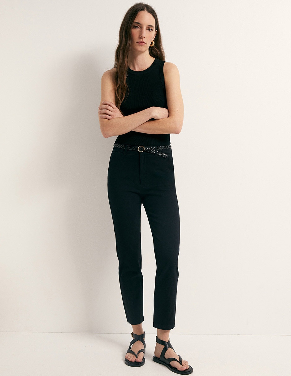 Pantalón chino skinny para mujer 1