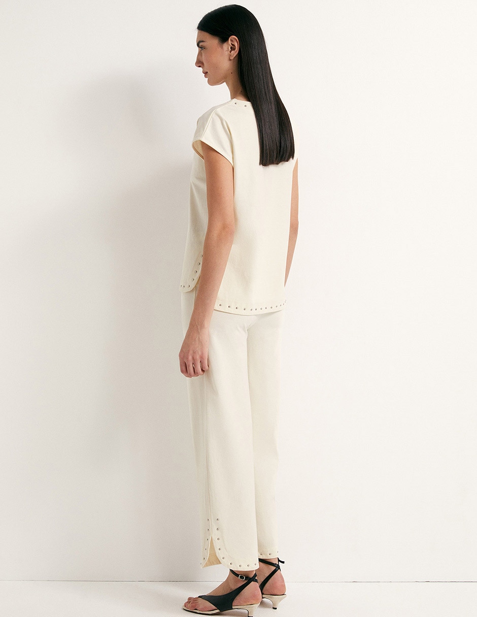 Pantalón easy pant Sfera amplio para mujer