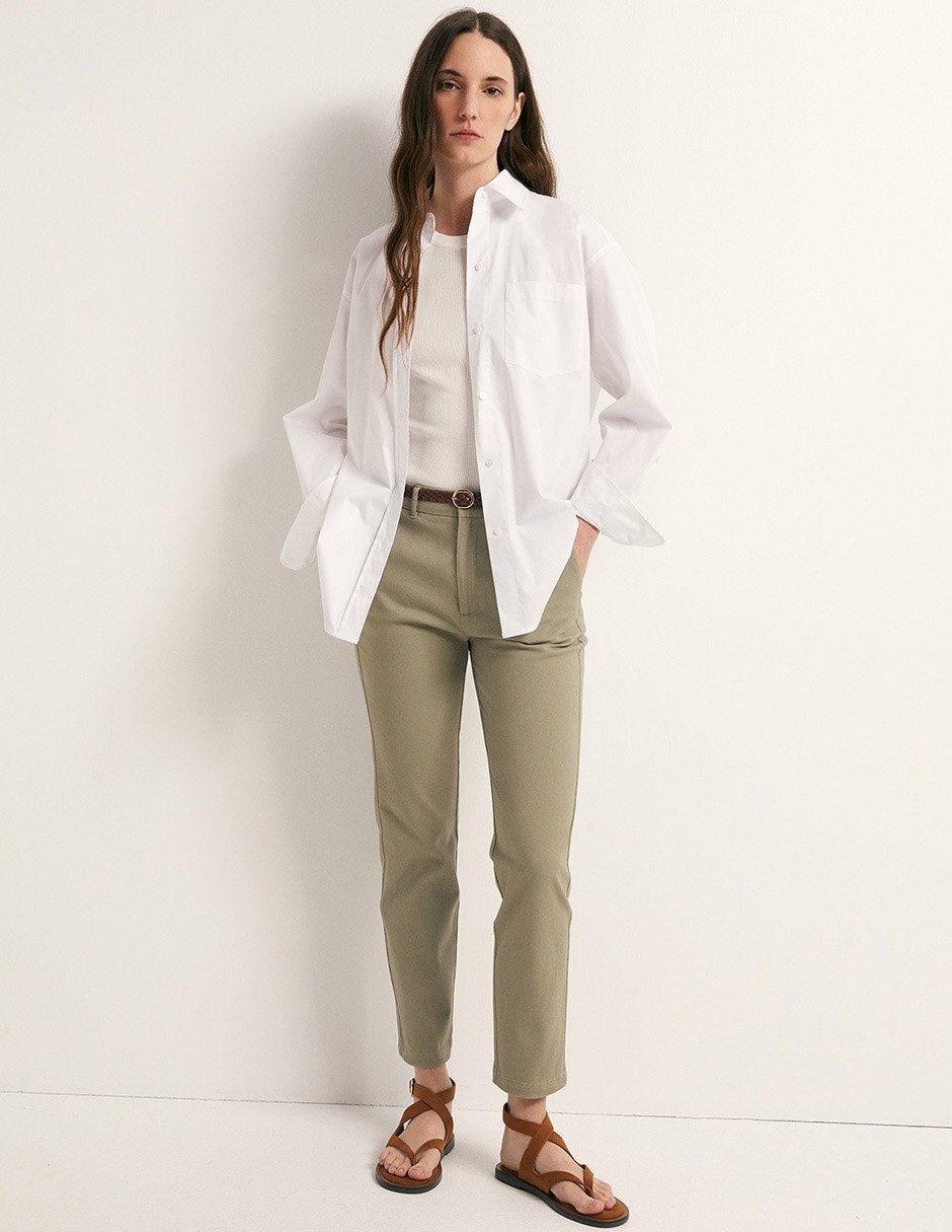 Pantalón straight para mujer Pantalón straight para mujer