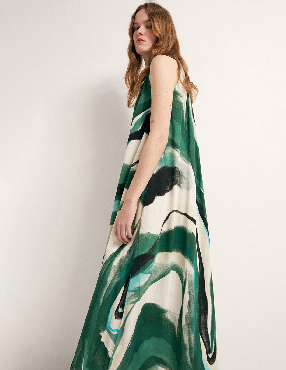 Vestido midi casual Sfera para mujer