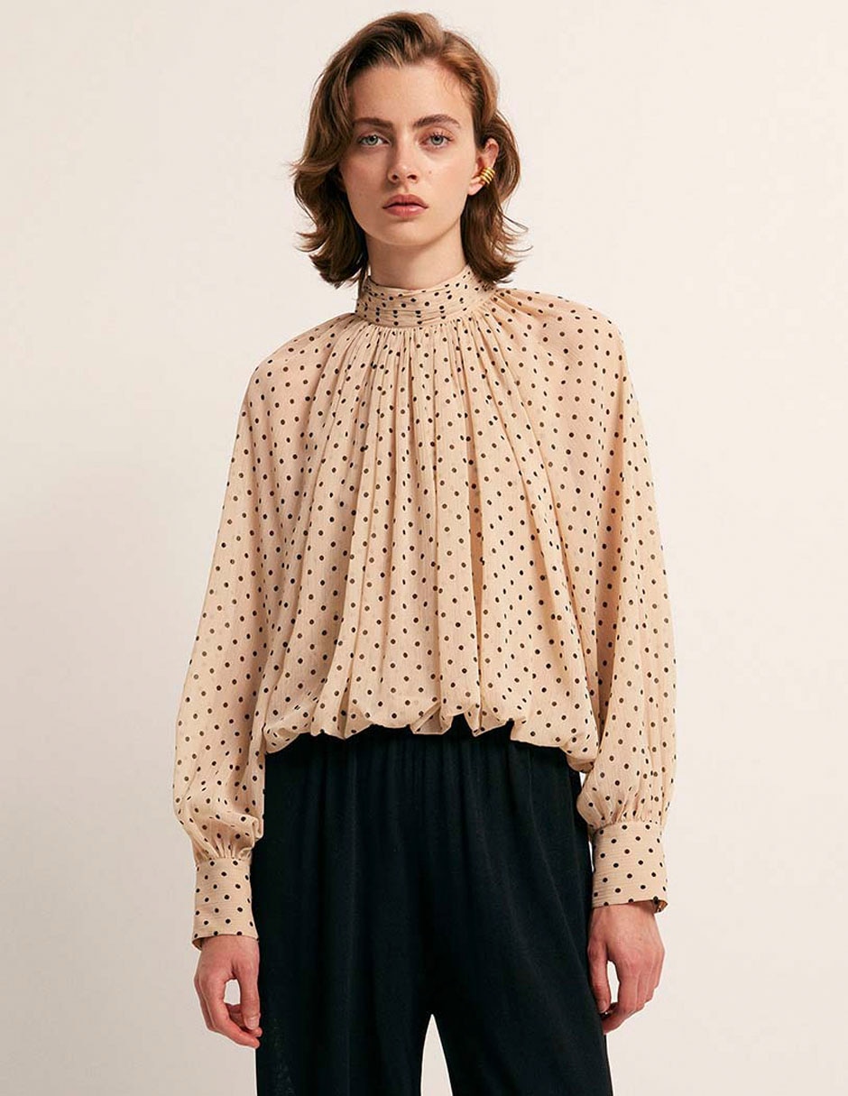 Blusa manga larga para mujer 5