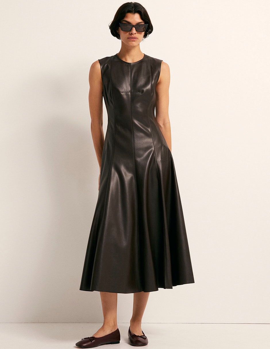 Vestido midi casual para mujer 4