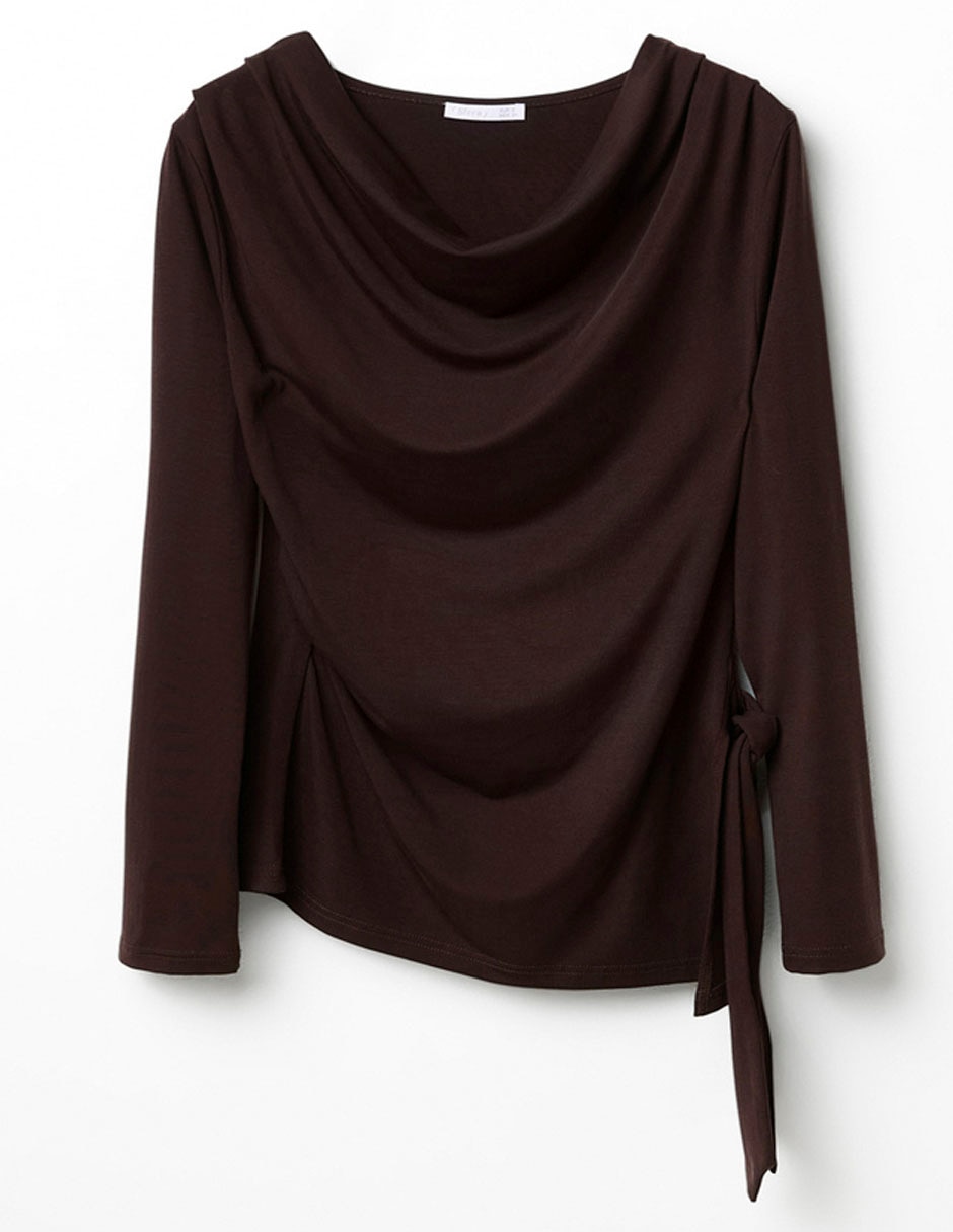 Blusa manga larga para mujer